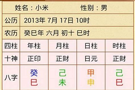 四柱八字排盘|四柱八字